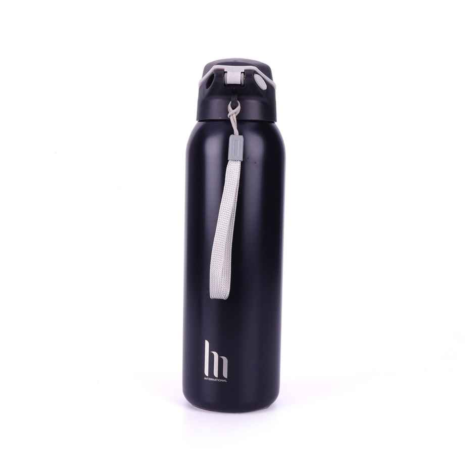Hoom 304 Stainless Steel Vacuum Insulated Straw Sipper Bottle | 600 ml | Assorted
