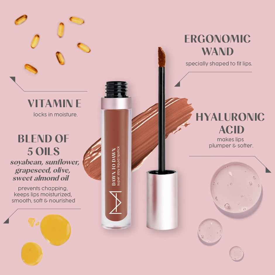 House Of Makeup Dawn To Dawn Super Stay Liquid Matte Lipstick - Ginger Snap