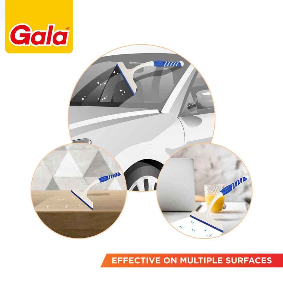 Gala Ezee Squeegee Kitchen and Sink Wiper 28 cm, White and Blue