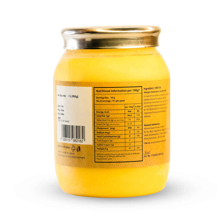 Himalayan Natives A2 Gir Cow Ghee | Jar