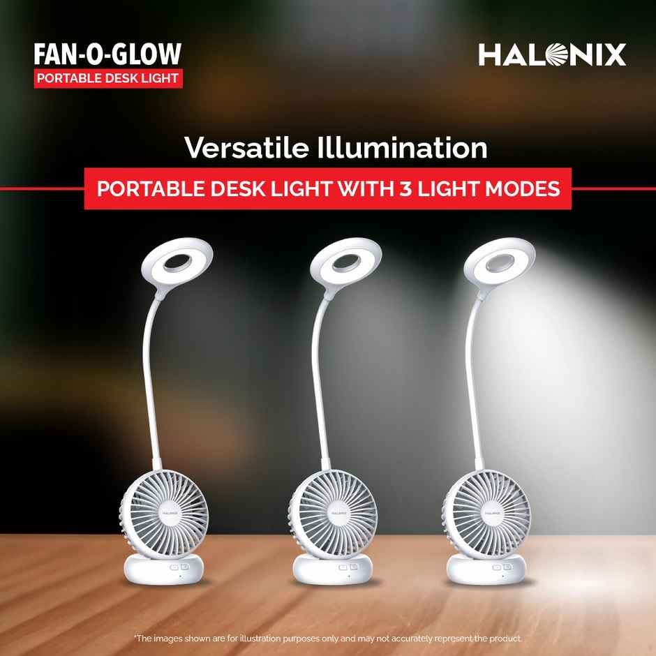 Halonix Fan-O-Glow Study Lamp