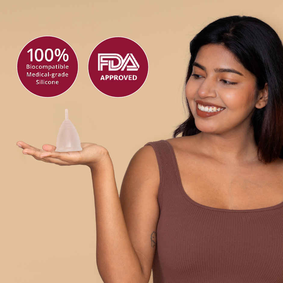 Carmesi Menstrual Cup | Medium | Softer for Easy Insertion | 100% Medical-Grade Silicone | Leak Free