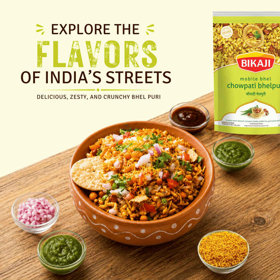Bikaji Aslee Bikaneri - Chowpati Bhel Namkeen