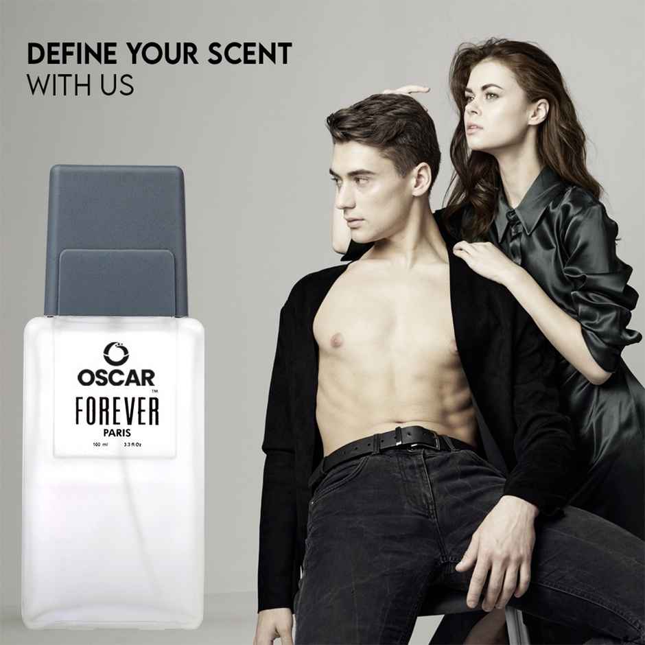 Oscar Forever Paris Grey Unisex Eau De Parfum Perfume With Long Lasting Fresh Fragrance