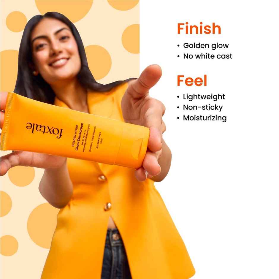 Foxtale Glow Sunscreen SPF 50 PA++++