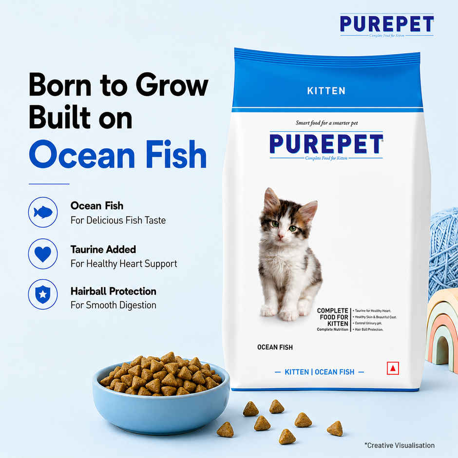 Purepet Ocean Fish Kitten Cat Food