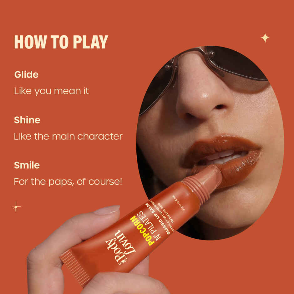 Plum BodyLovin' Popcorn N' Pilates Glassic Lip Balm