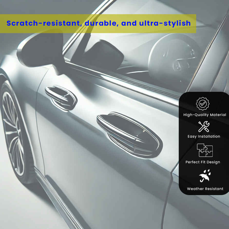 Potauto Car Door Edge Protector Guard For Anti-Scratch | Universal For All Cars | Black