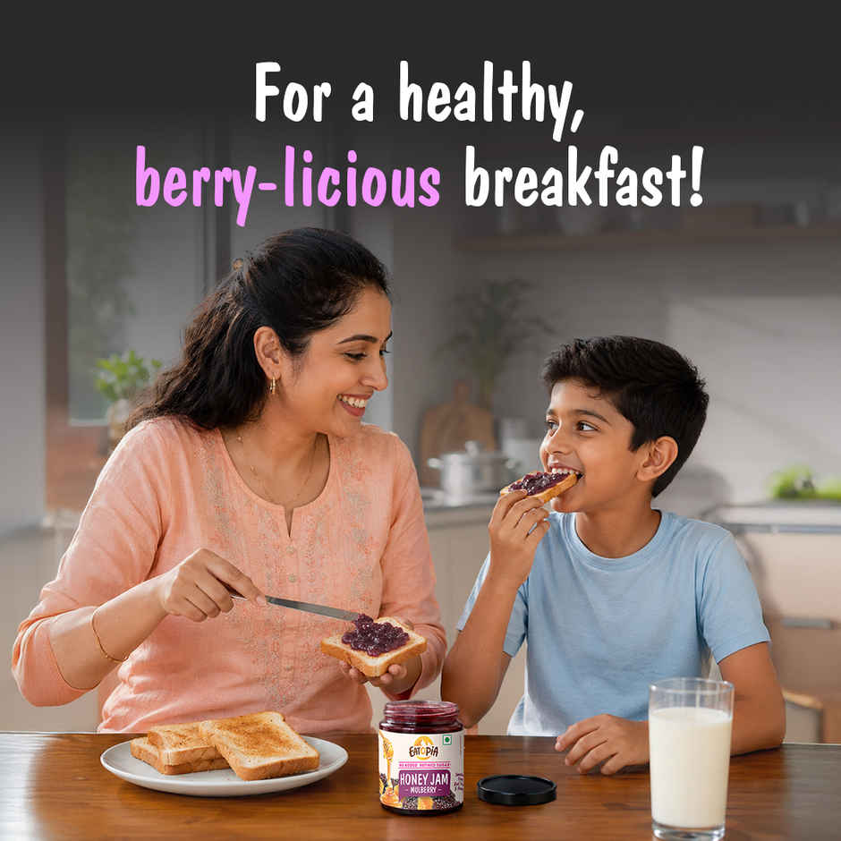 Eatopia Healthy Mulberry Honey Jam (No Refined Sugar & Preservatives )