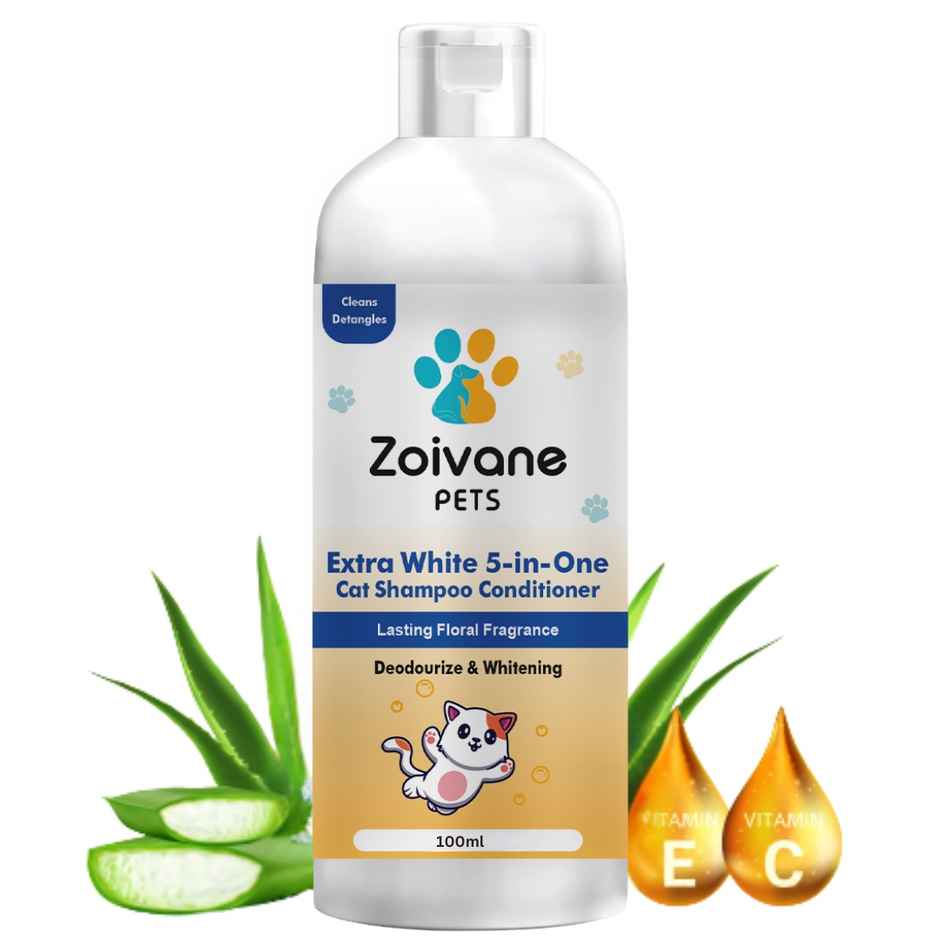 Zoivane Pets Cat Extra White Shampoo