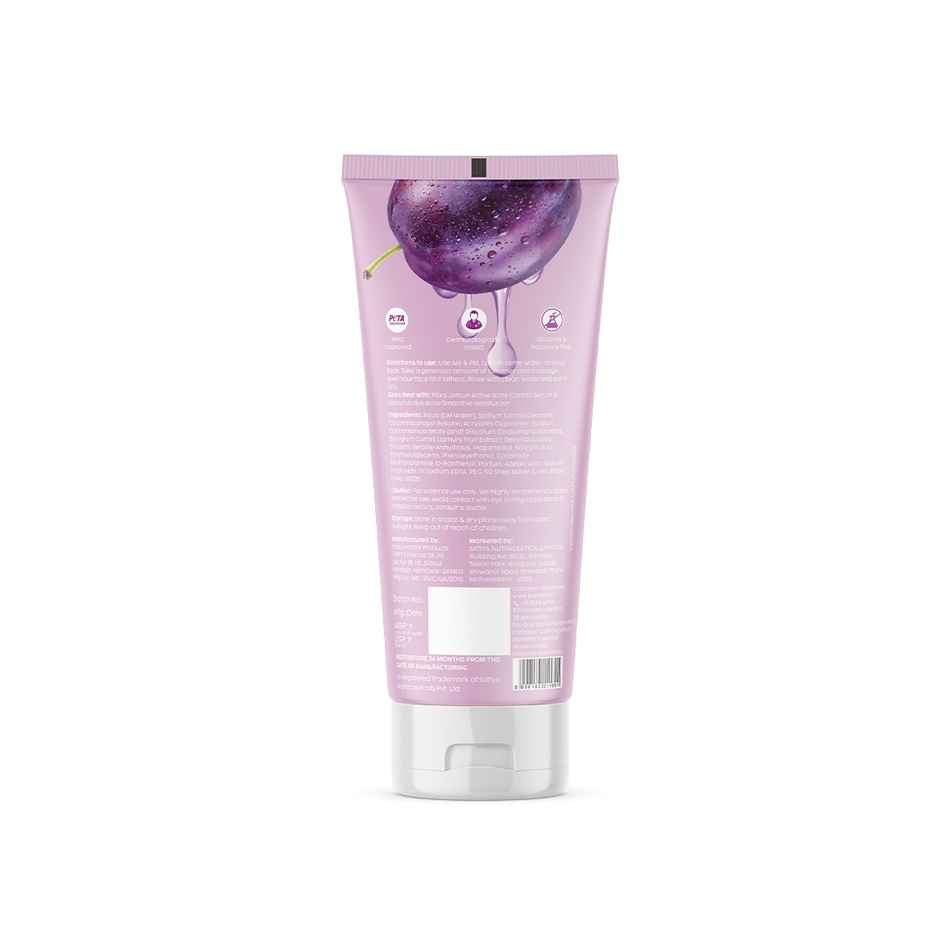 Plix The Plant Fix Jamun Salicylic Acid Cleanser Gel For Active Acne | For Oily - Acne Prone Skin