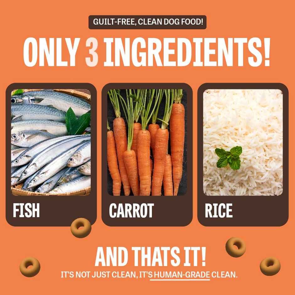 Petrcux Fish & Carrot Dog Treats