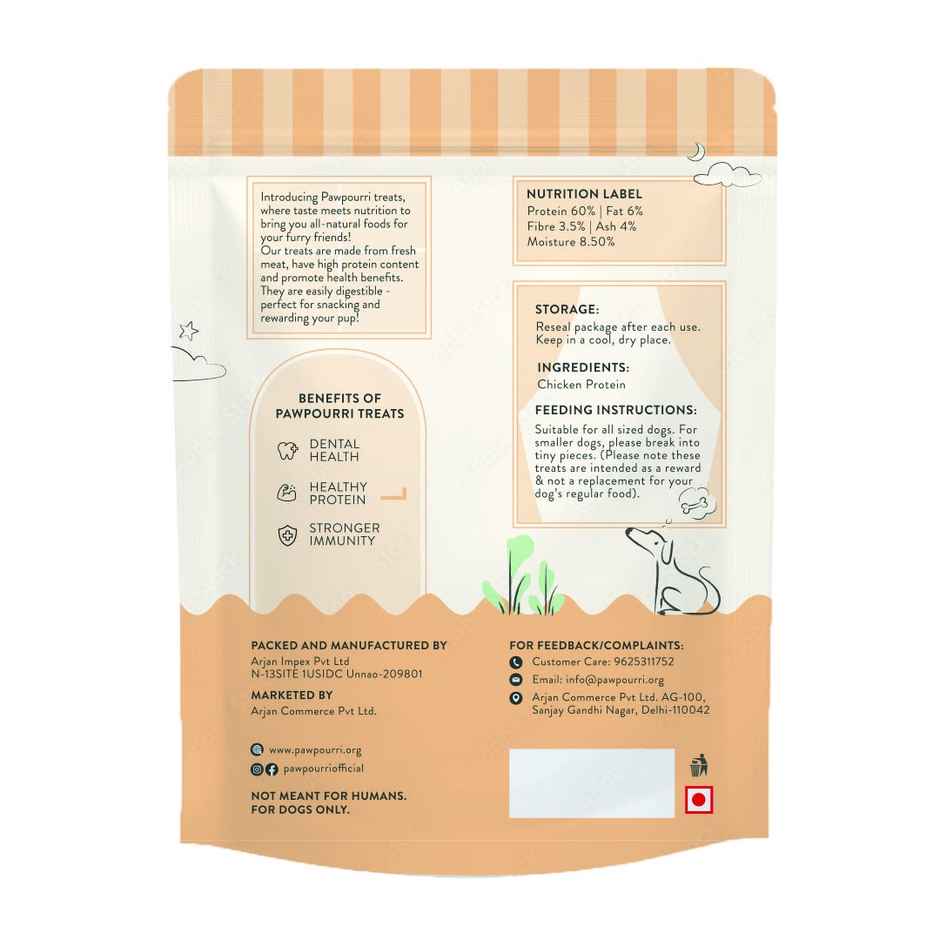 Pawpourri Natural Dog Treats - Chicken Nuggets