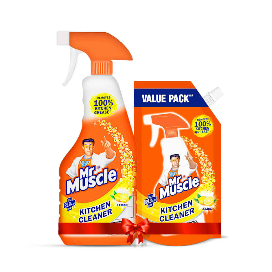 Mr. Muscle Kitchen Cleaner Spray - 450 ml + 425 ml