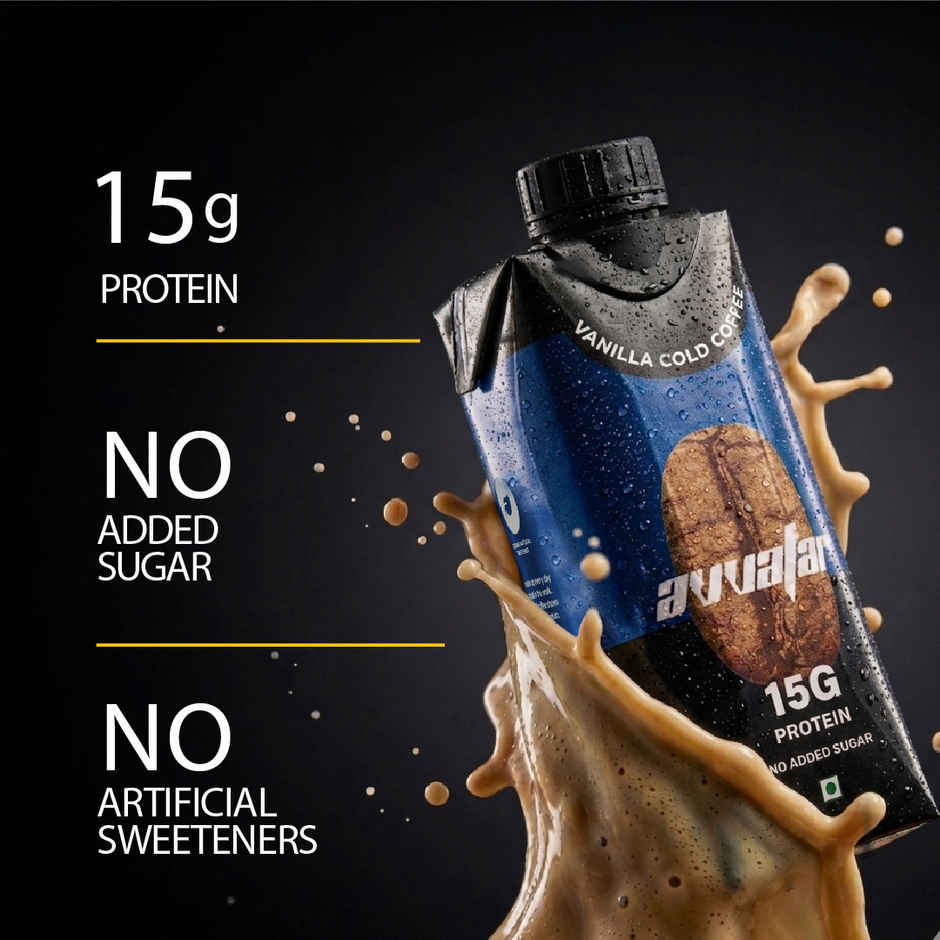 Avvatar Vanilla 15g protein Cold Coffee