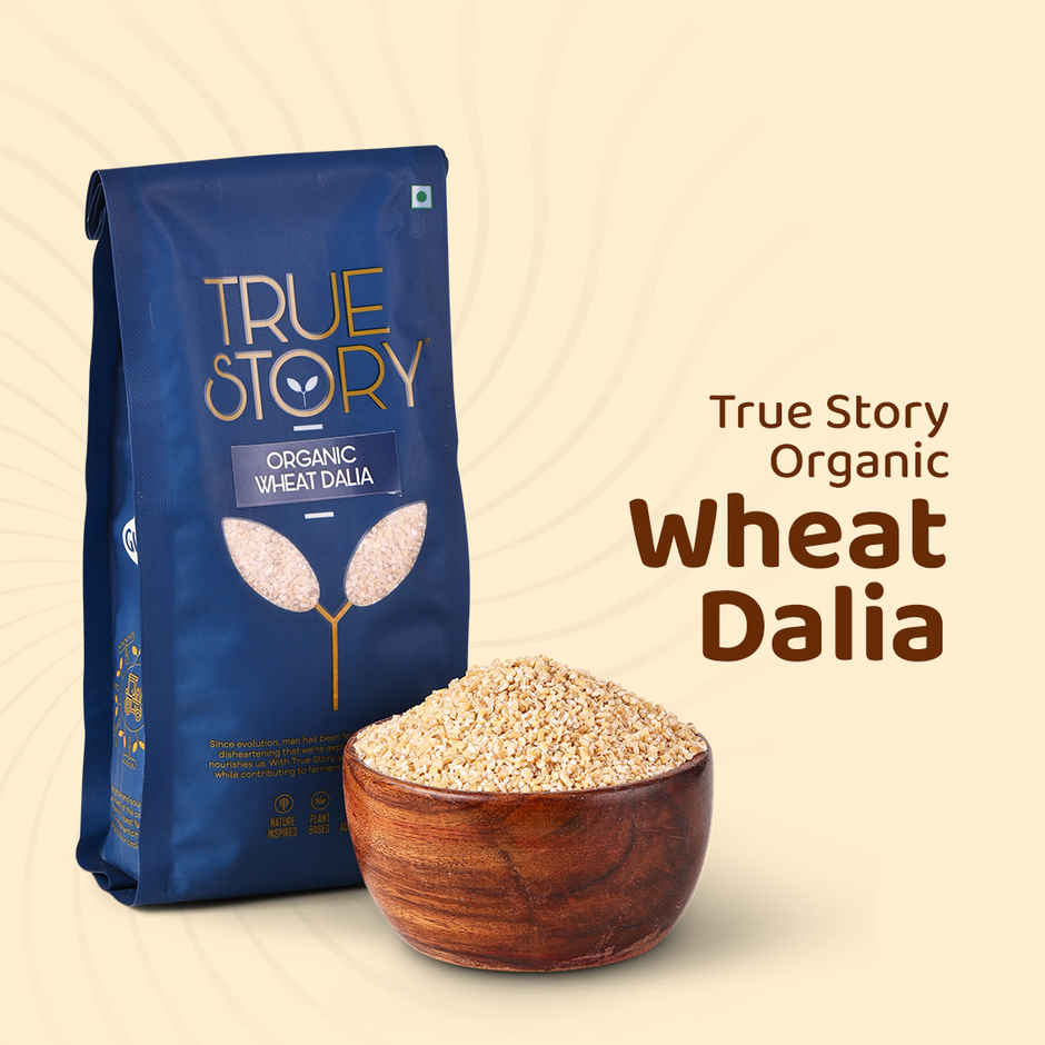 True Story Organic Wheat Daliya