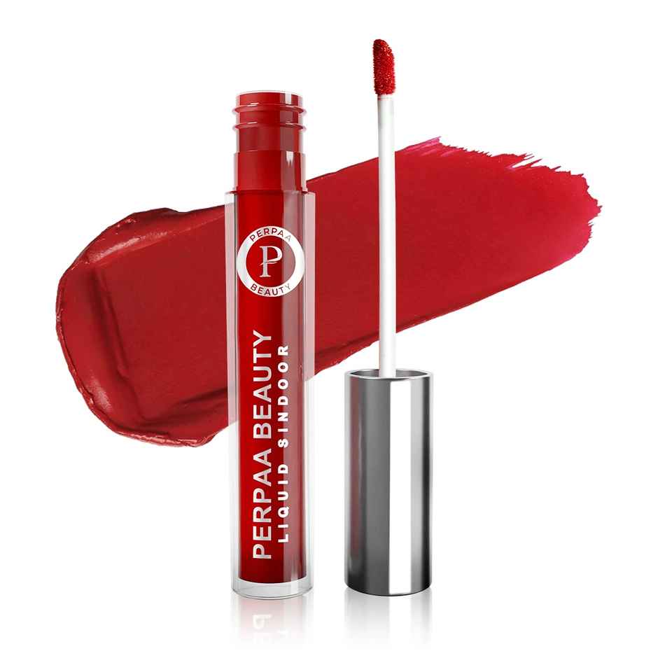 PERPAA BEAUTY Royal Maroon Liquid Vegan Matte Sindoor | Water-Resistant - Long-Lasting-Smudge-Proof