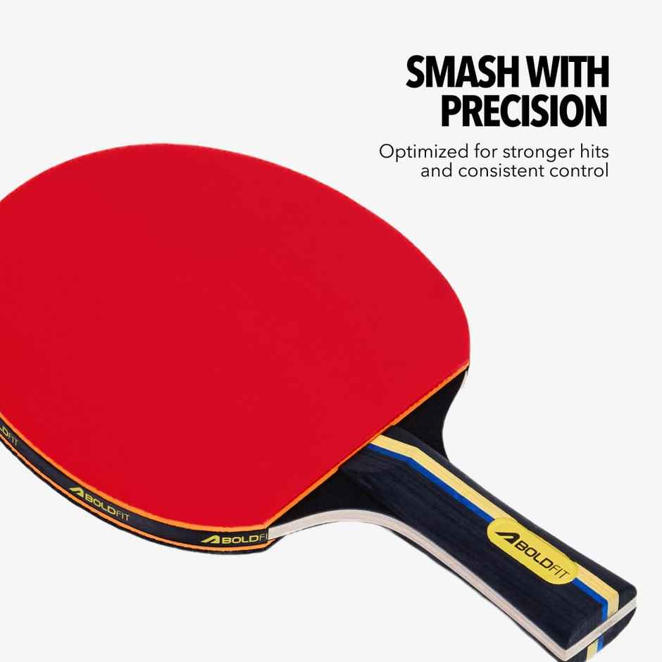 Boldfit Ply Table Tennis Racquet Lightweight TT Bat for Practice