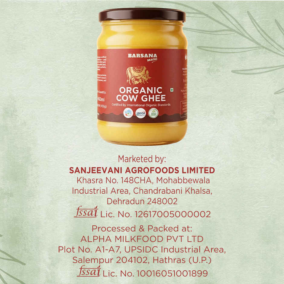 Sanjeevani Organics - Organic Cow Ghee