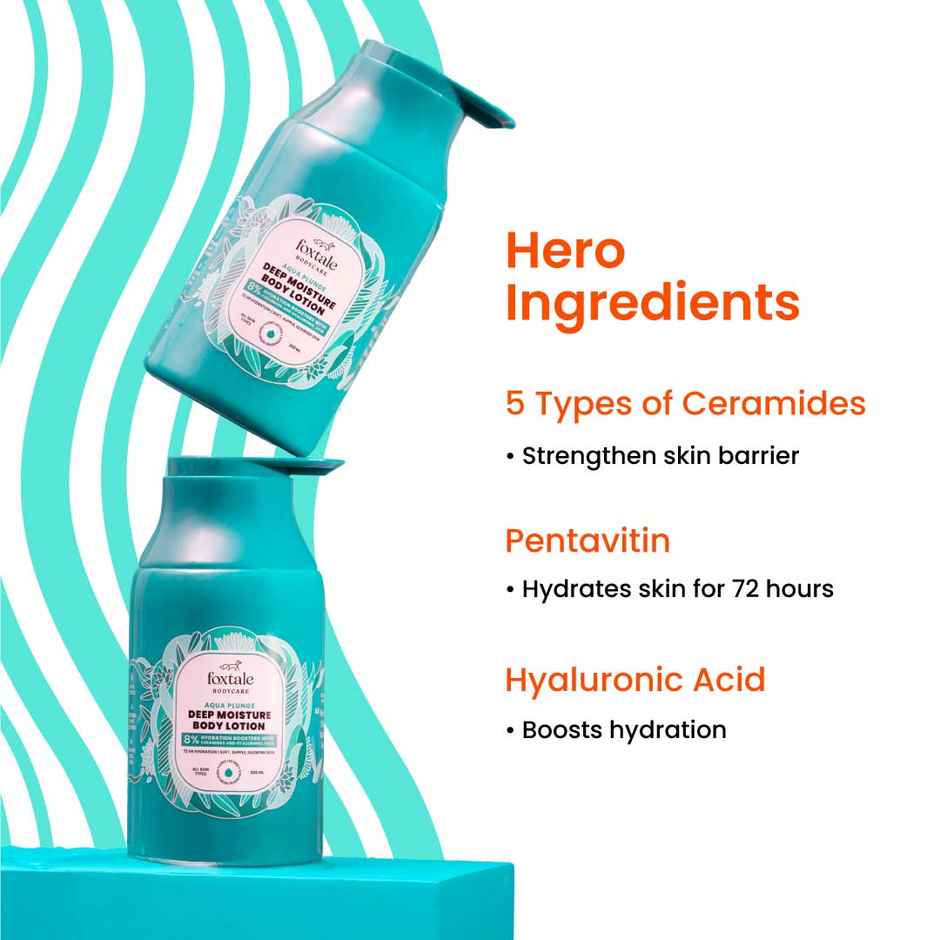 Foxtale Hydrating Body Lotion with Hyaluronic Acid & Ceramides