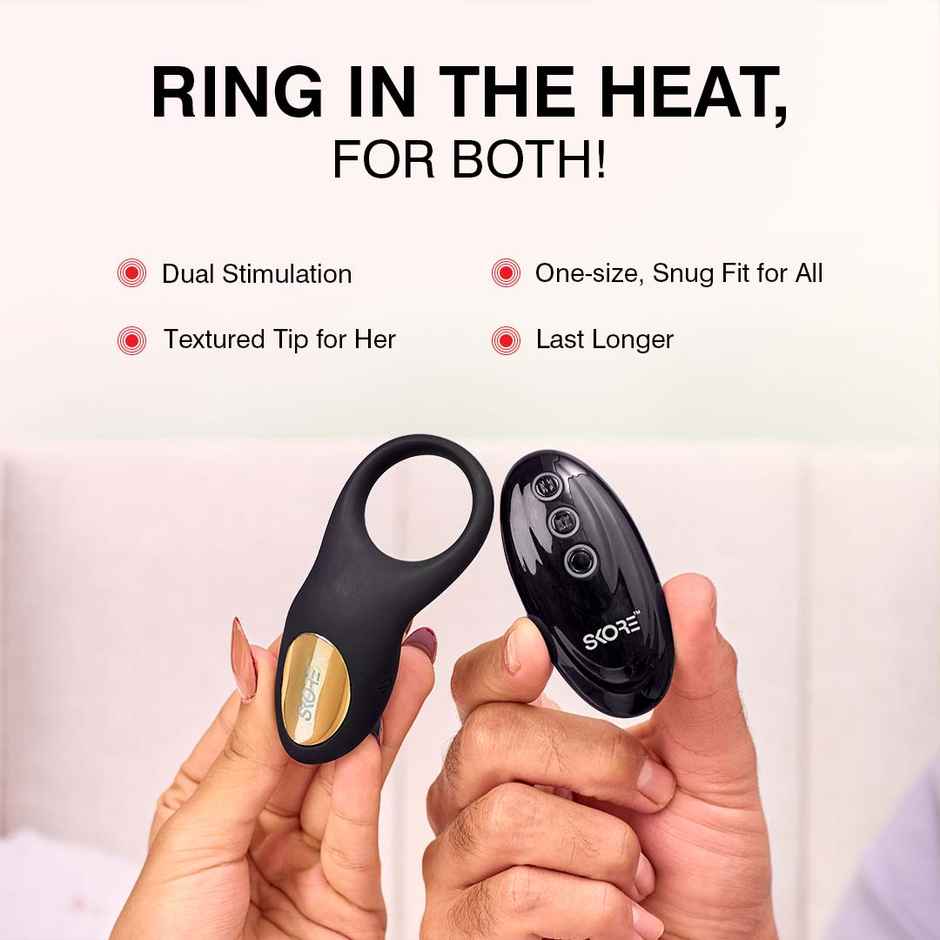 Skore Vibrating Ring | Buzzz With Remote For Him And Her