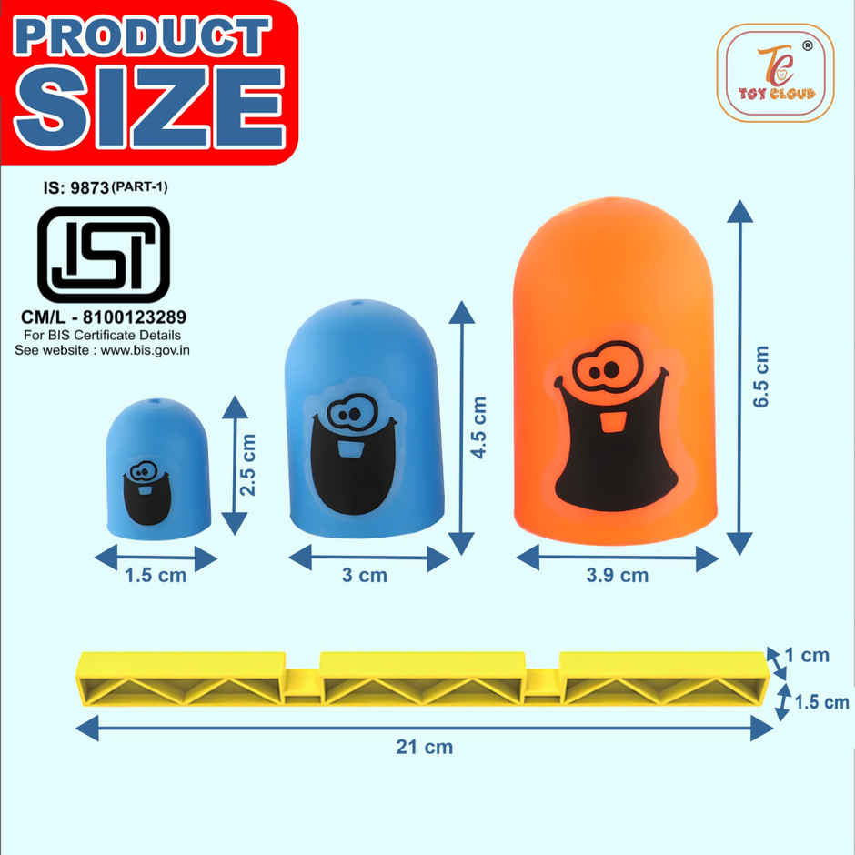 Toy Cloud Tic Tac Toe Gobble Game Cartoon Character Pieces with Durable Grid Board