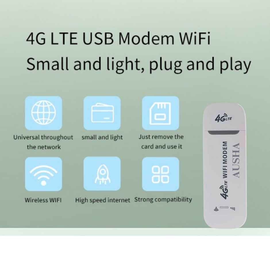 Ausha 4G LTE Wireless Wi-Fi Sim USB dongle
