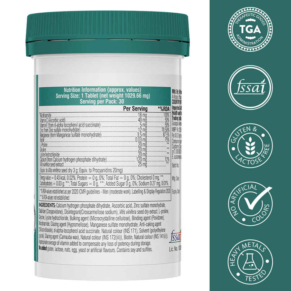 Swisse Vegan Collagen Builder with Biotin and Vitamin C Vegan Certified