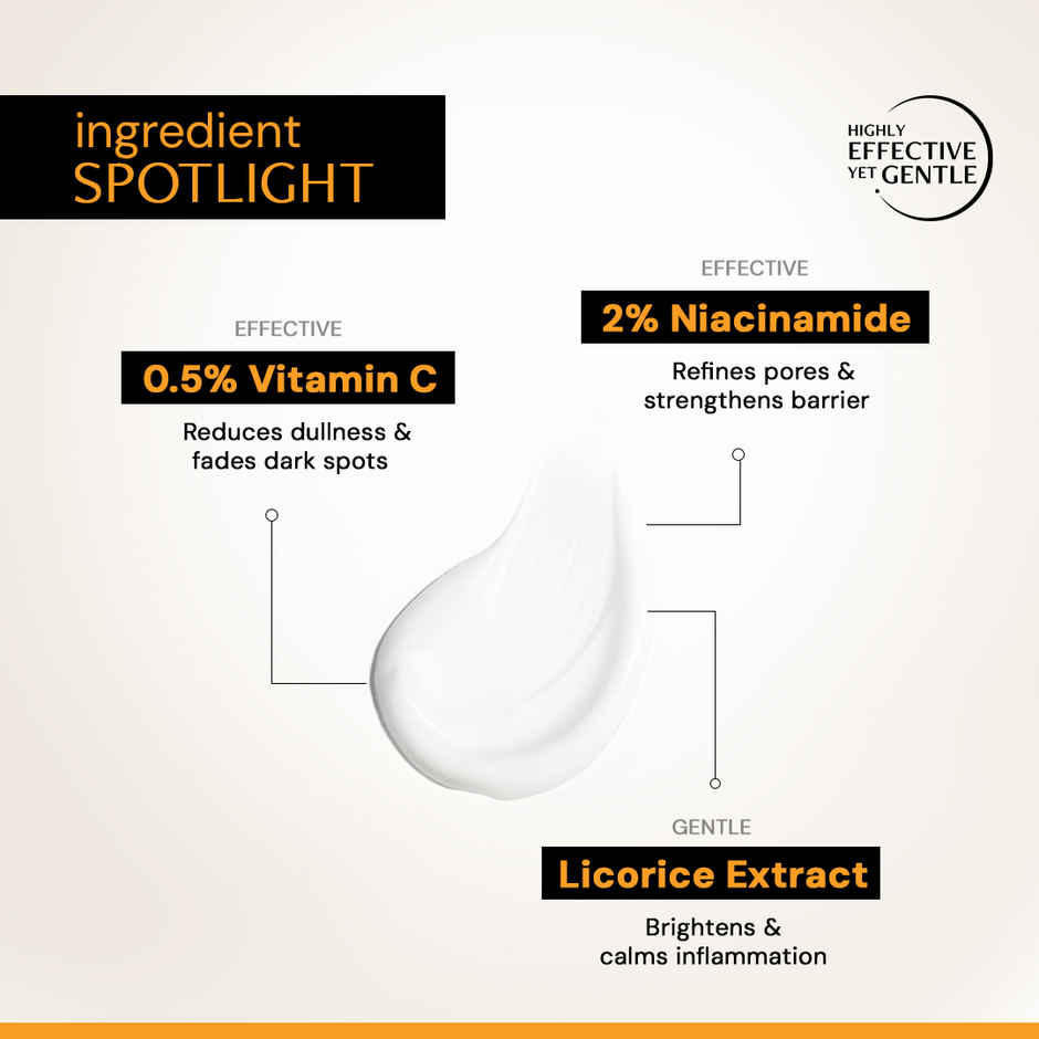 Deconstruct Vitamin C Brightening Face Wash | 0.5% Vitamin C + 2% Niacinamide