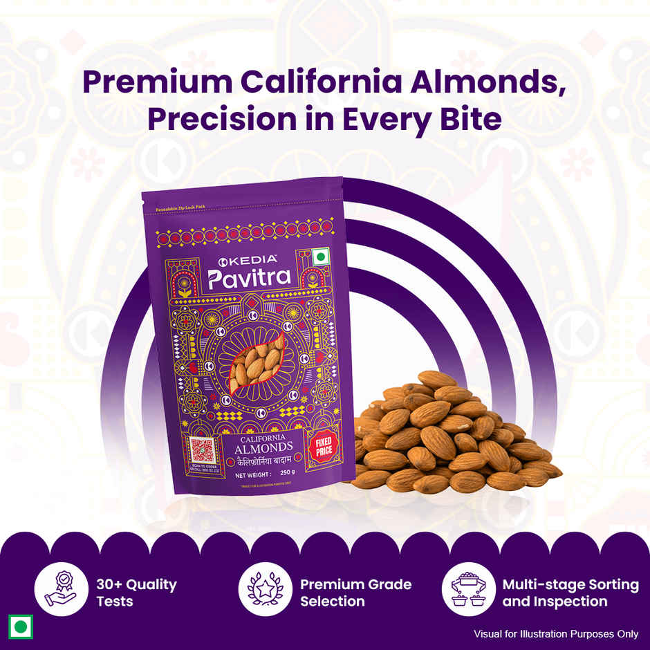 Kedia Pavitra California Almonds | Badam Giri