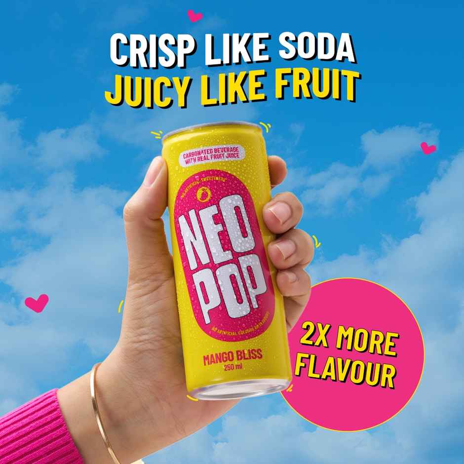 NEOPOP Mango Bliss Can | Ready to Drink Beverage