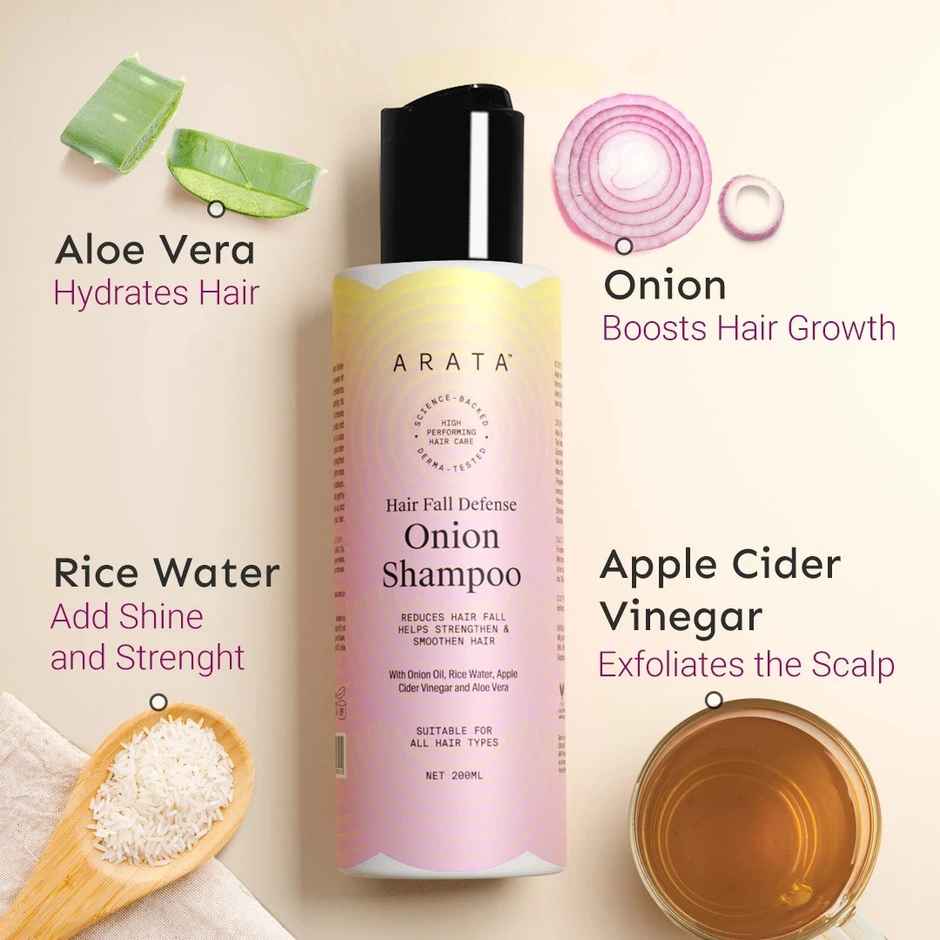 Arata Anti-Hairfall Onion Shampoo