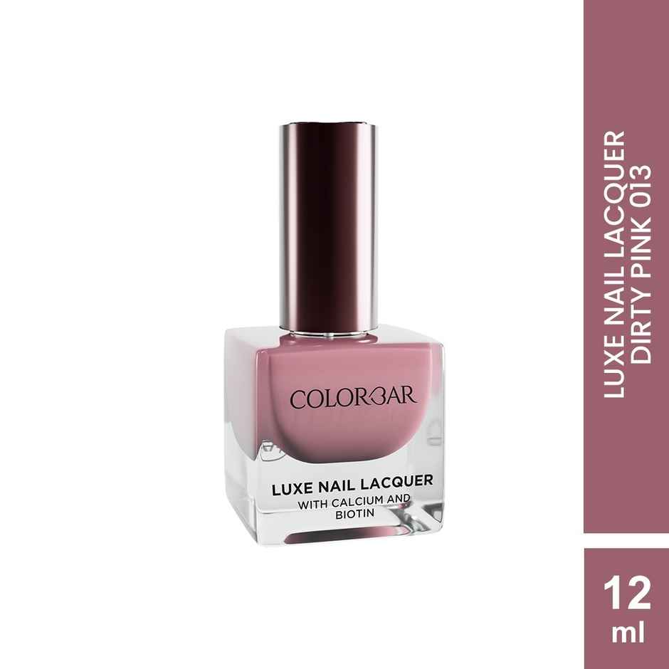 Colorbar Luxe Nail Lacquer - Dirty Pink | Long-Lasting Shine