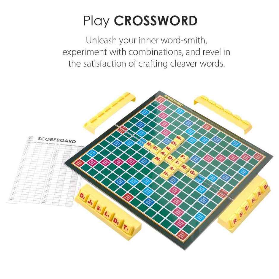 Ratna's Brilliant 2 in 1 Board Game | Crossword, Mental Math & More | 7+ years