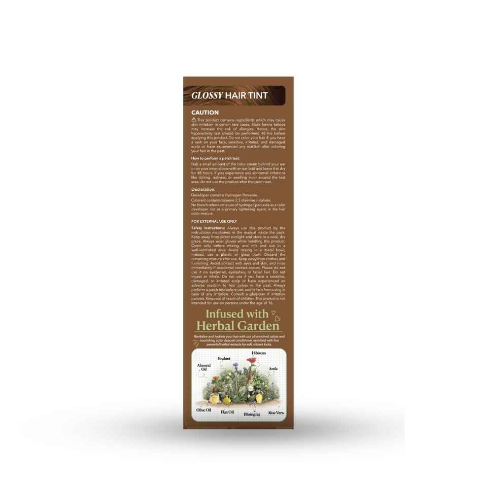 Paradyes No Bleach Hazel Brown Glossy Hair Tint, Ammonia-Free Formula - 5 Light Brown Combo