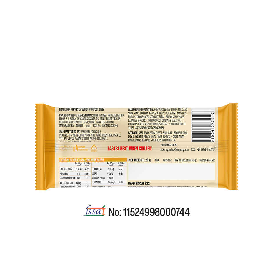 Superyou Mini Mango Wafer Protein Bar