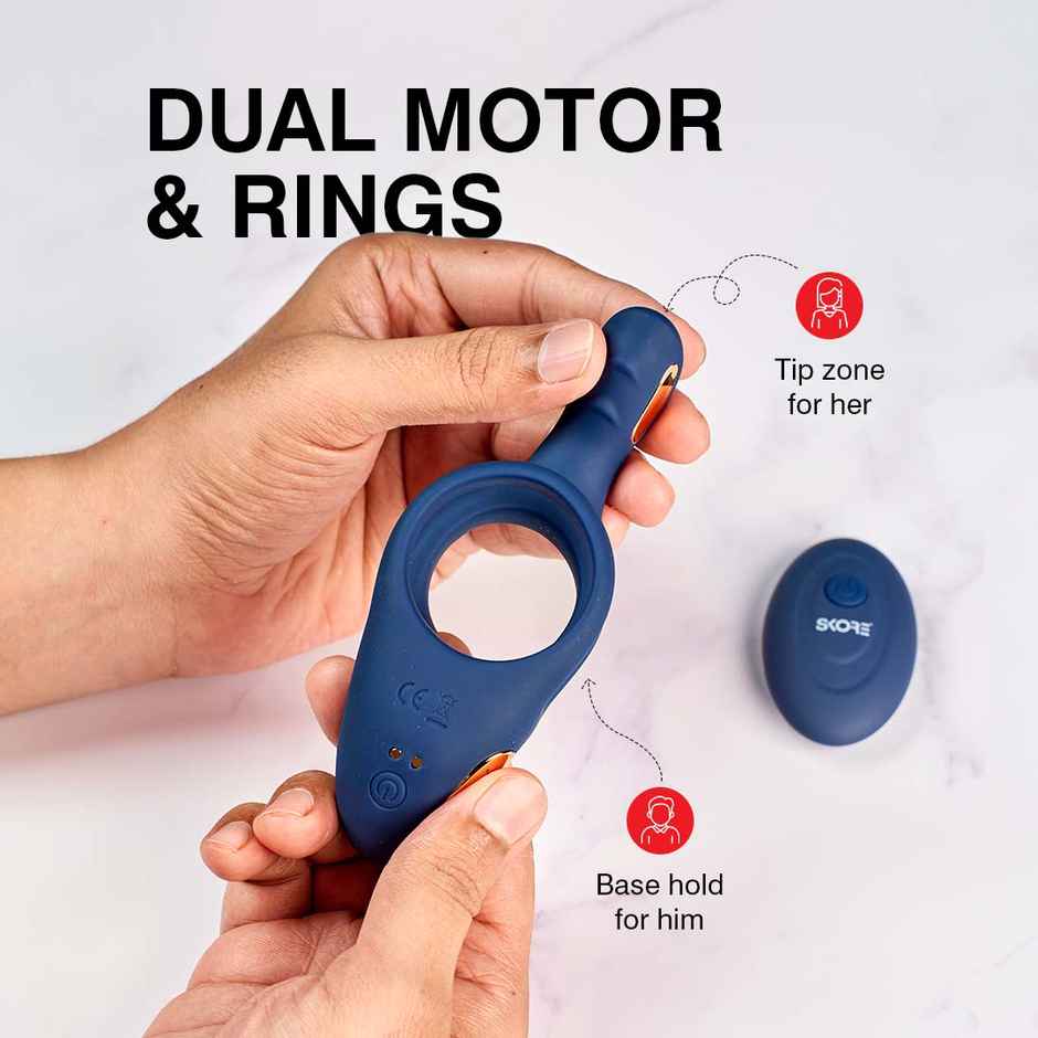Skore Tremor Twinfold Double Sensations Vibrator For Men & Women