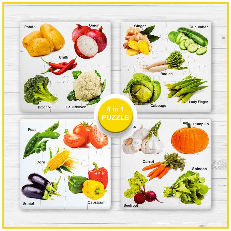 Ratna's Edu.Jigsaw Vegetable | Assorted