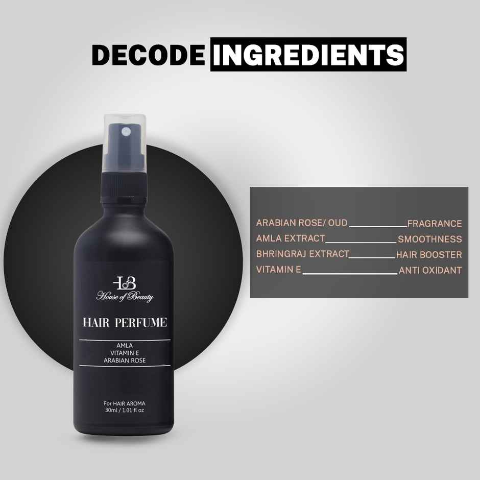 House Of Beauty Hair Perfume With Arabian Rose