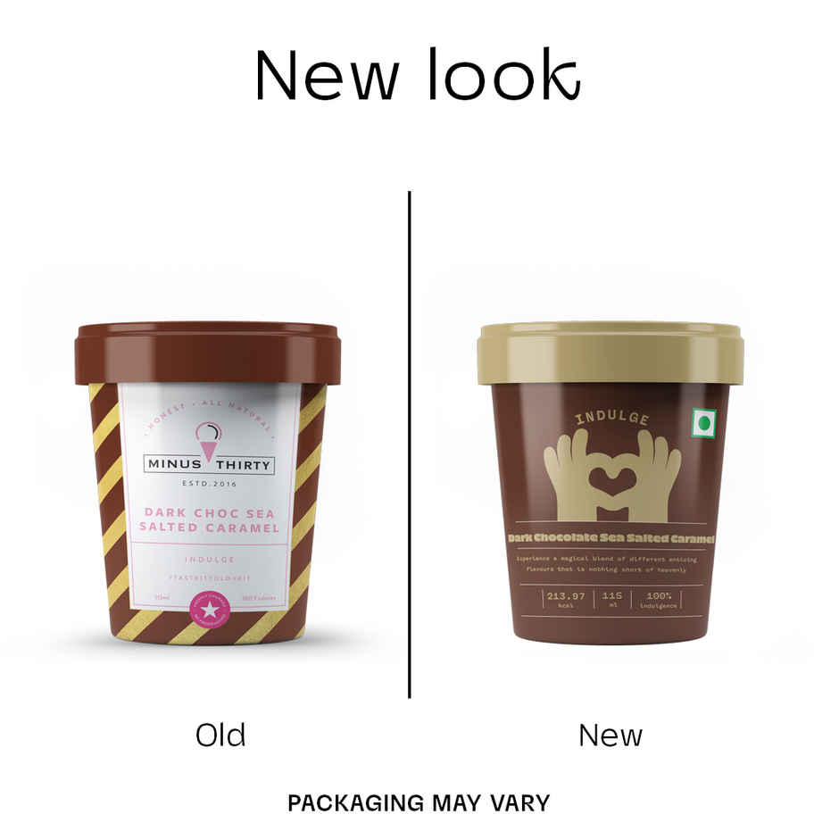 MINUS THIRTY Dark Chocolate Sea Salted Caramel