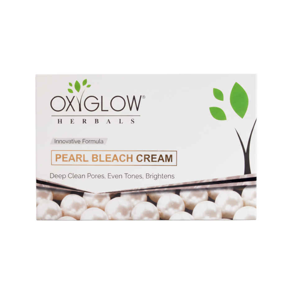 Oxyglow Herbals Pearl Bleach Cream With Innovative Formula | Deeply Cleanses The Skin