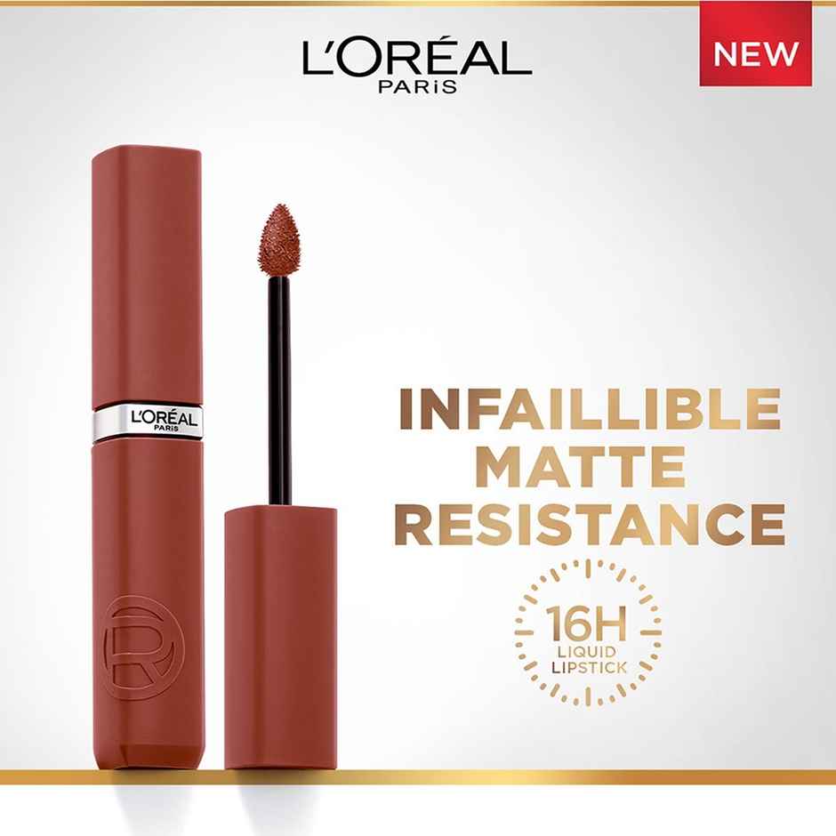 L'Oreal Paris Infallible Matte Resistance Liquid Lipstick, Lazy Sunday 150