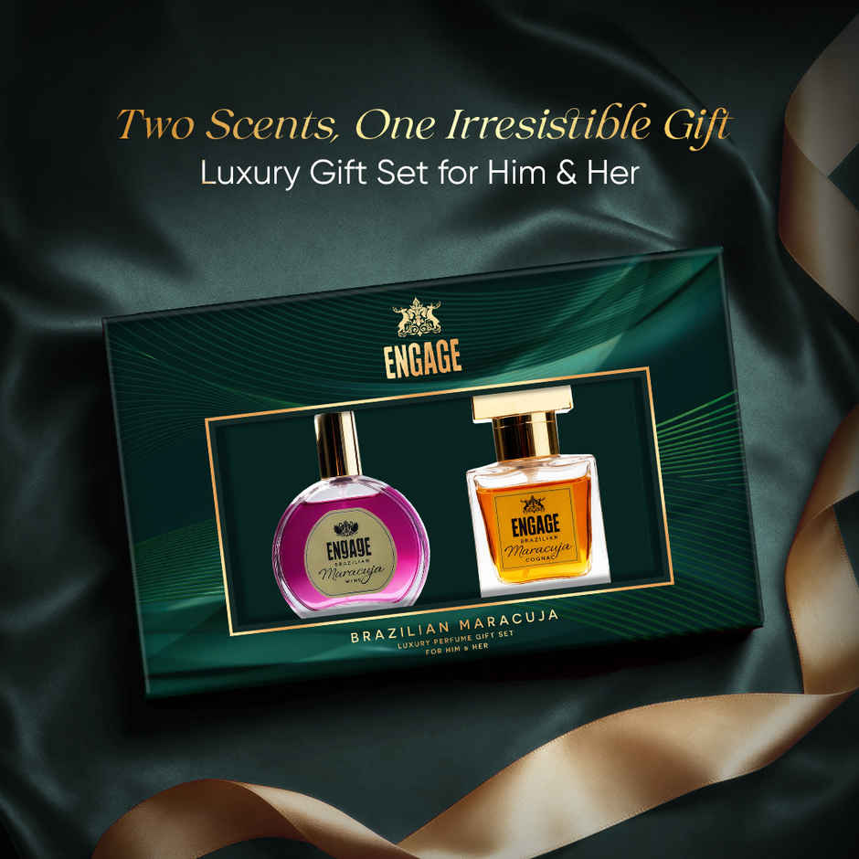 Engage Brazilian Maracuja Luxury Perfume Gift Set for Men & Women | Long Lasting  Perfumes