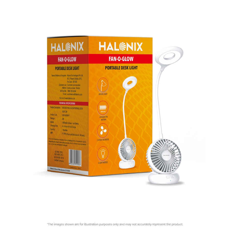 Halonix Fan-O-Glow Study Lamp