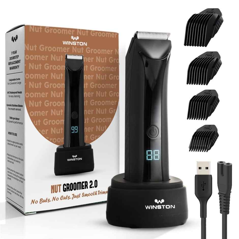 Winston Full Body And Ball Trimmer For Men - Nut Groomer 2.0