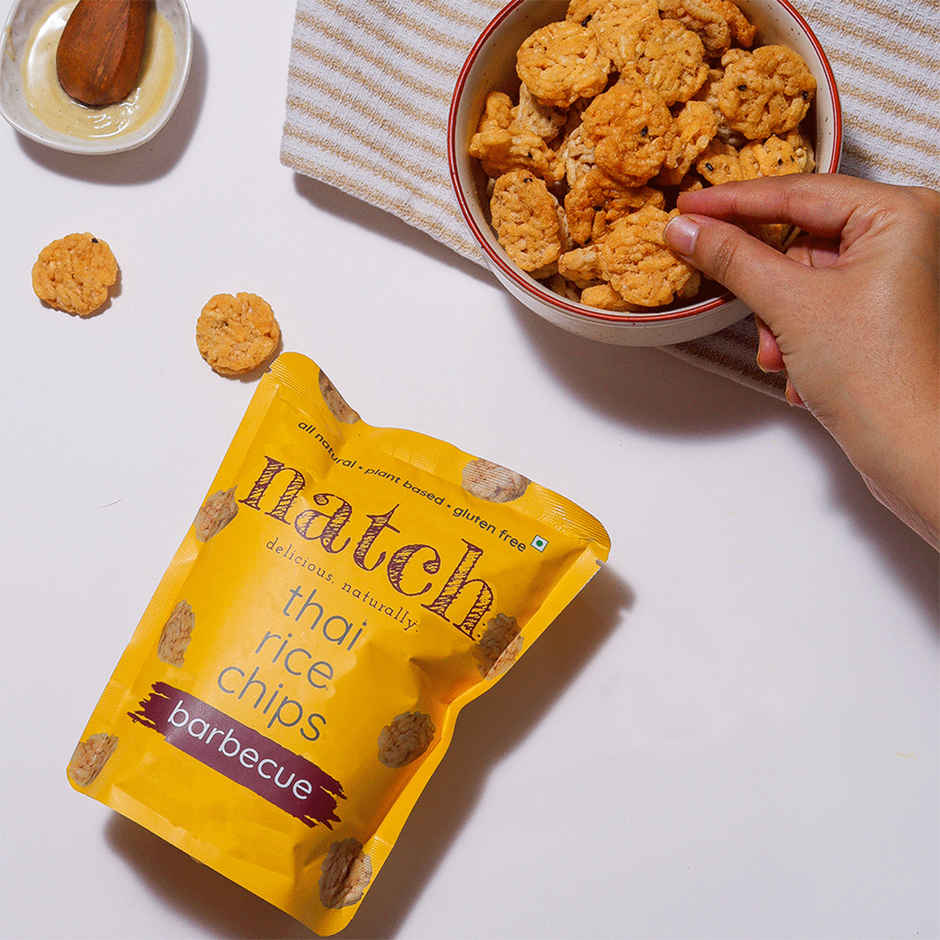 Natch Barbecue Thai Rice Chips | No Palm Oil | Healthy Snacks