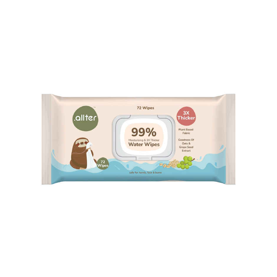 allter Baby Wipes | Regular Pack - 72 Wipes
