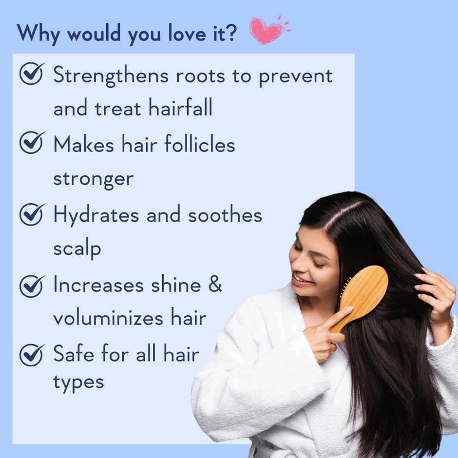 Wishcare Hair Growth Serum Concentrate (30ml) & Wishcare Multi Peptide Rice Water Anti Hairfall Shampoo (250ml) Combo