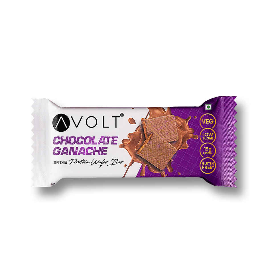 Avolt Chocolate Ganache 15g Protein Wafer Bar
