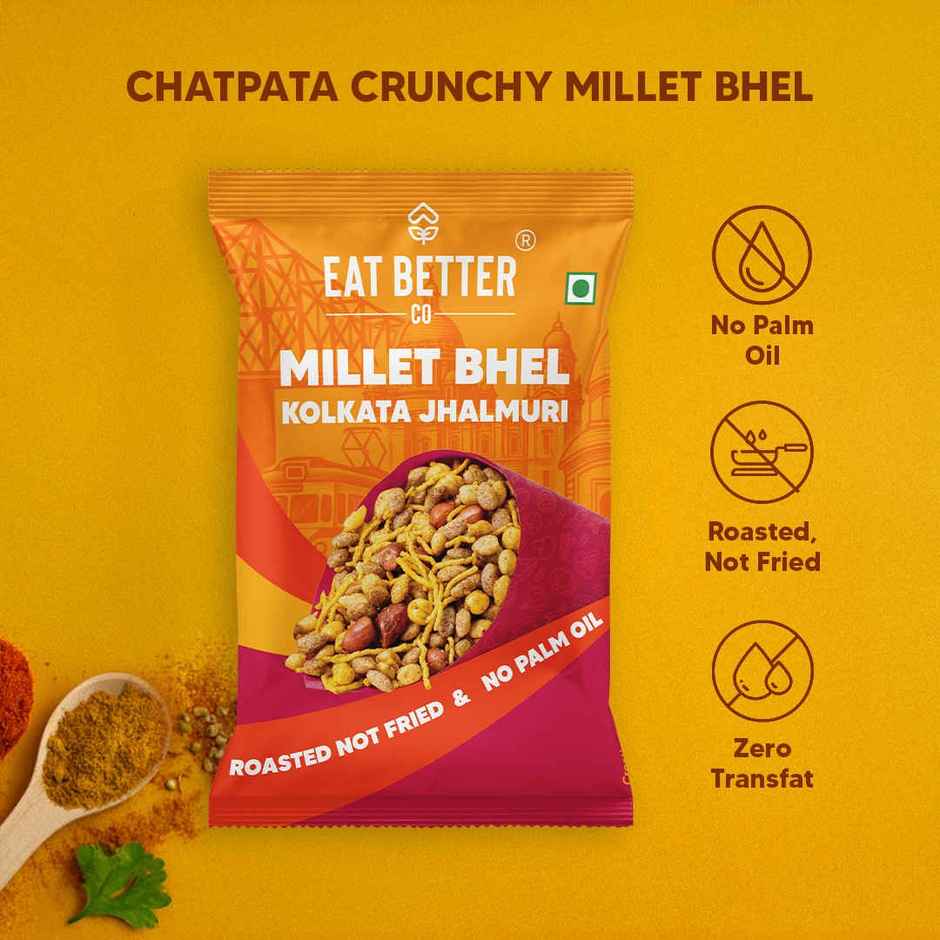 Eat Better Co Millet Bhel Kolkata Jhalmuri